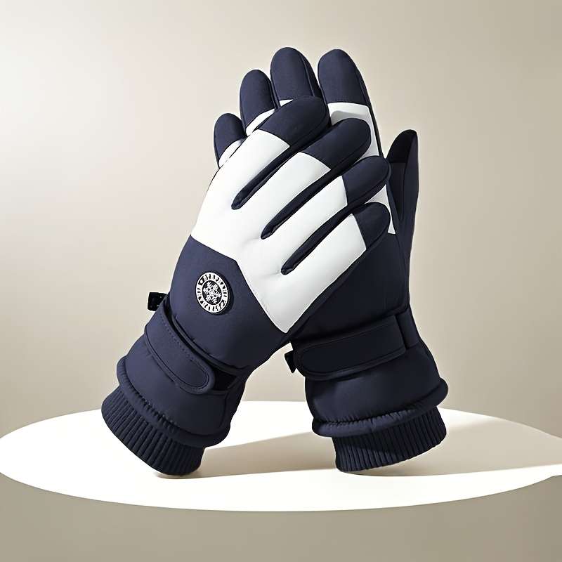 Winter Gloves Color Black Gray