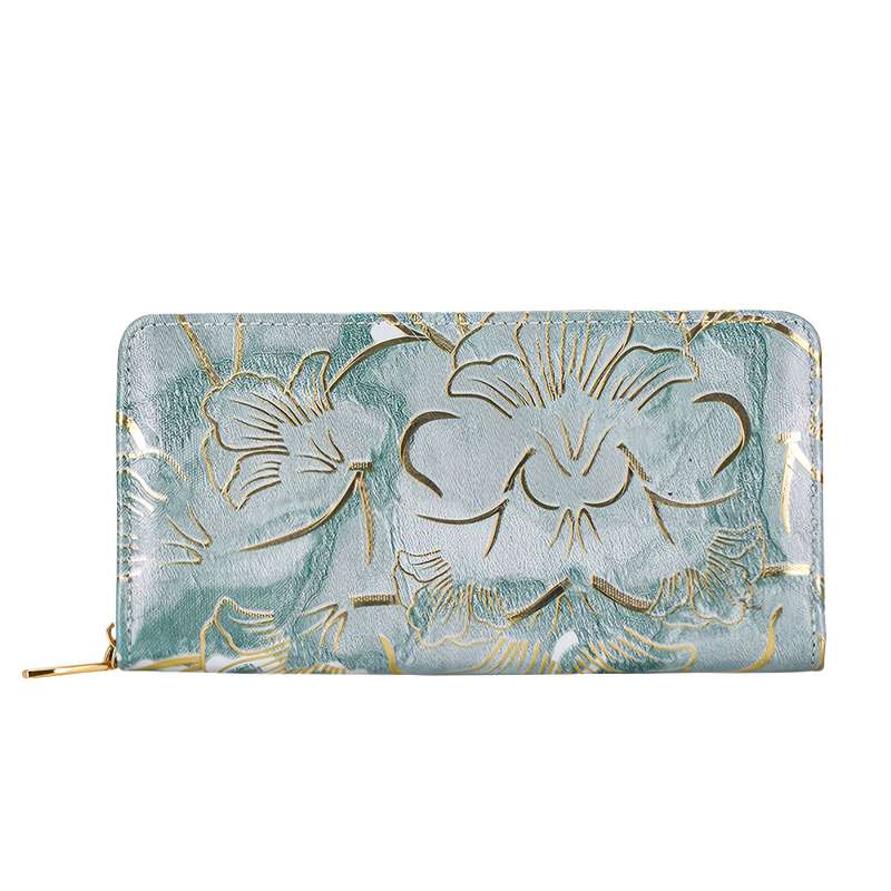 1pc Fashion Trend Women'S National Style Color Printing Coin Wallet 2025 Large Capacity Storage Bag