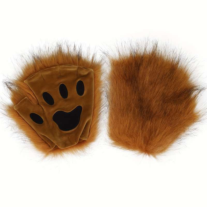 Winter Gloves Color Brown