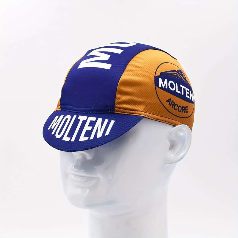 1pc Classic Retro Cycling Cap for Men Women Quick Dry Molteni Design Outdoor Sports Bike Hat H