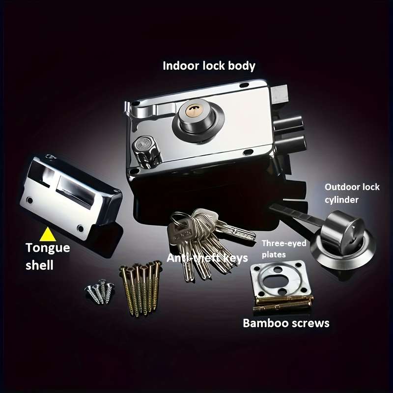 Lock Color Silvery Model 1Pcs Left Opening