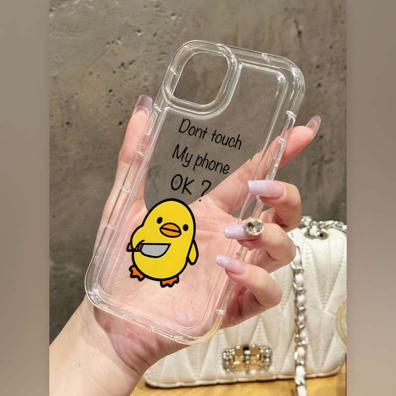 1Pc Transparent For iPhone 11 Phone Case Phone Cover