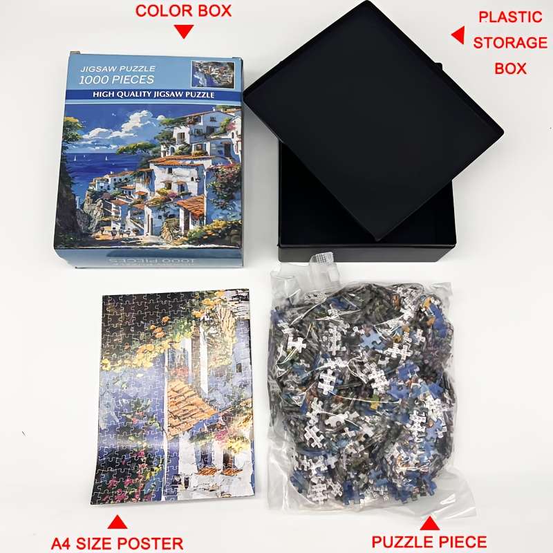 1000 Piece Mini Paper Jigsaw Puzzle