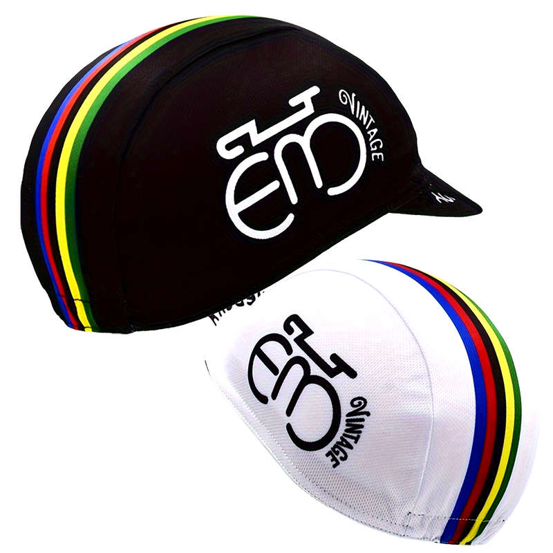 1pc Retro Cycling Cap Breathable Quick-Dry Bike Hat for Outdoor Sports Mixed Colors