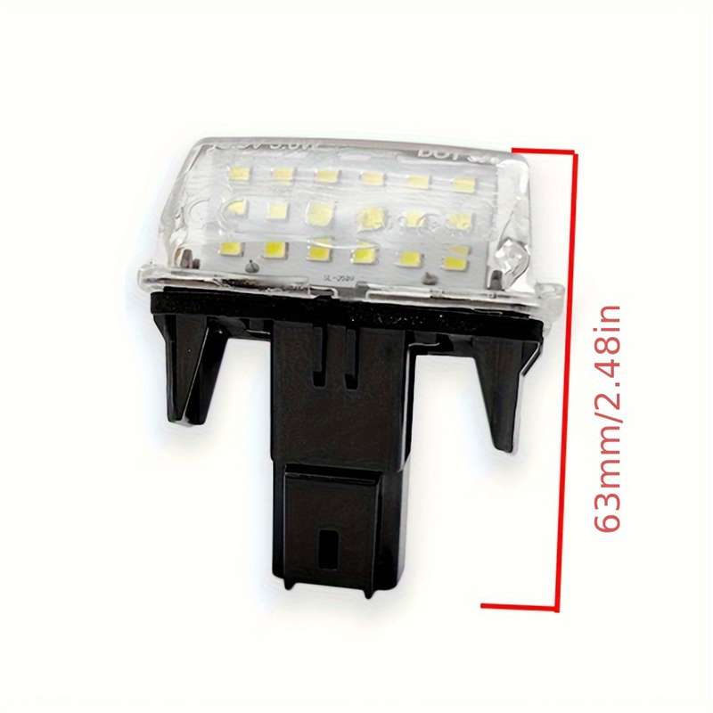 2pcs LED License Plate Light Bulbs for Toyota VERSO 2009-2012 2013 2011-2015 & More
