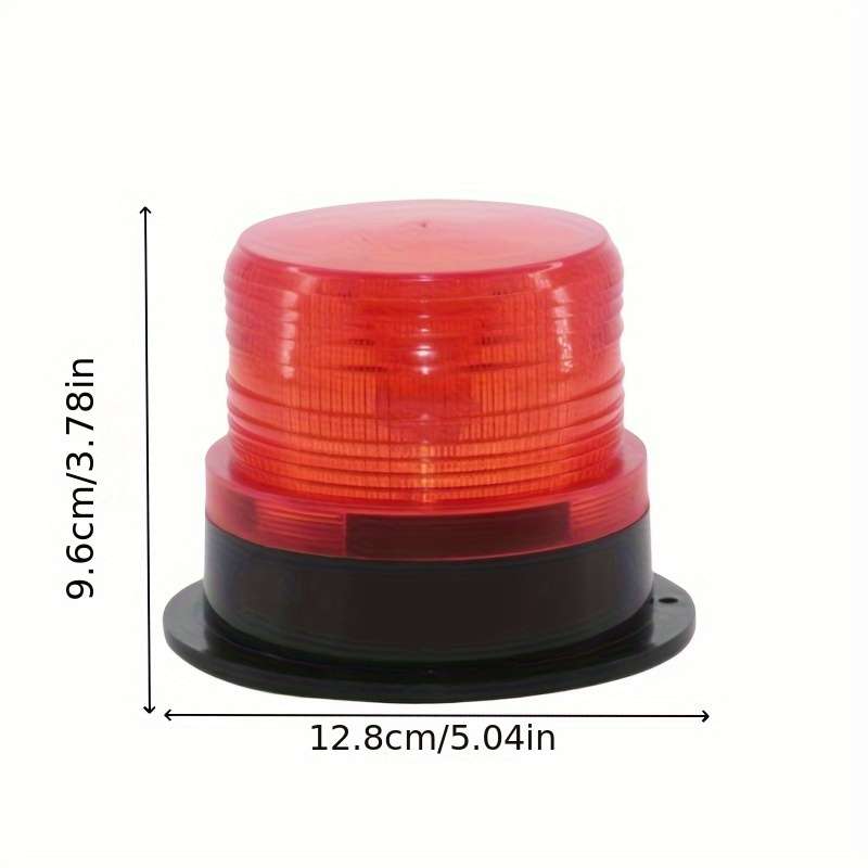 1pc 12V-24V Emergency LED Lights for Vehicles Amber Rooftop Beacon Lights for Trucks