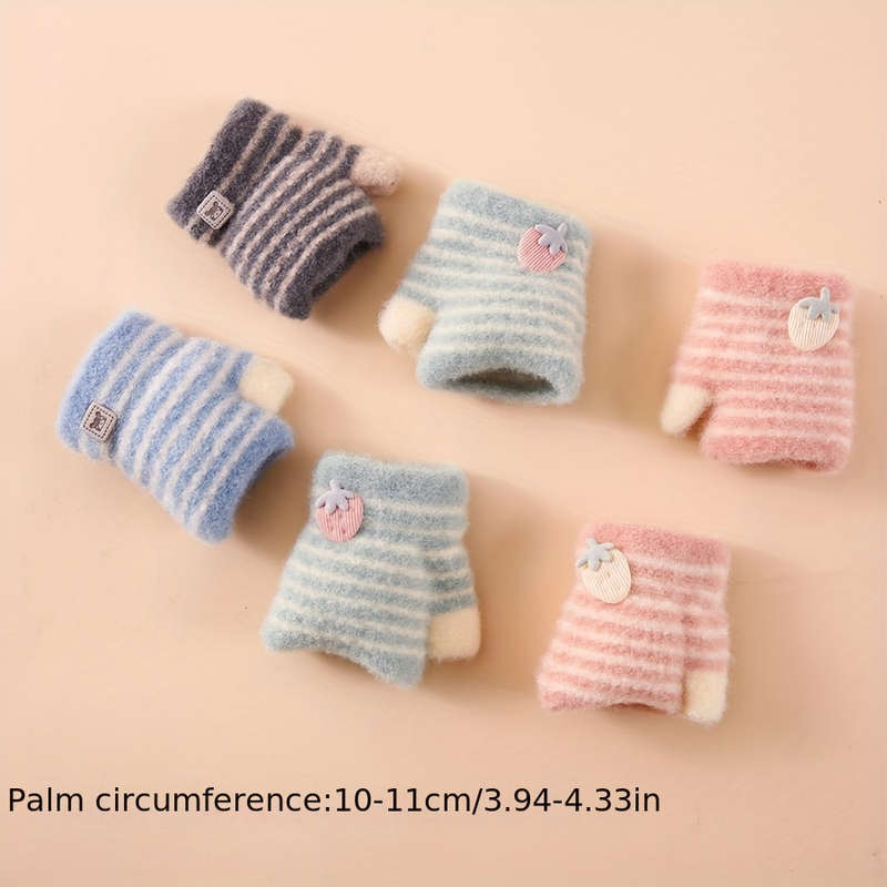Winter Gloves Color Pink Size 5 To 24 Months