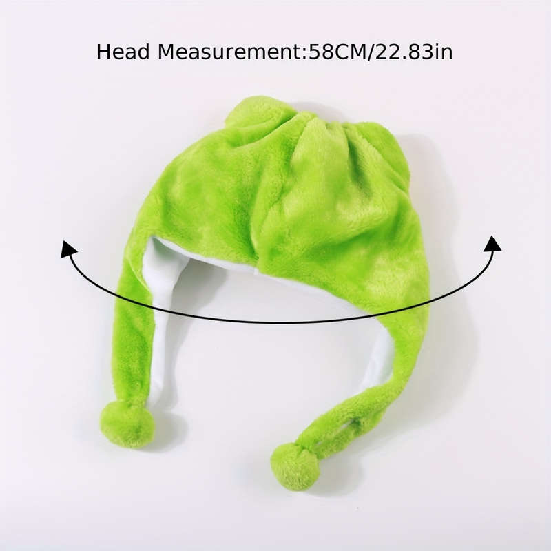 Winter Hat Color Frog Size Adjustable