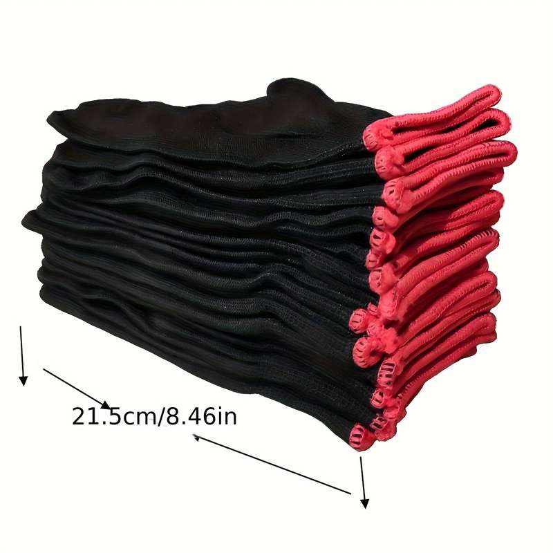 Work Gloves Style 3 Pairs Of Black Gloves