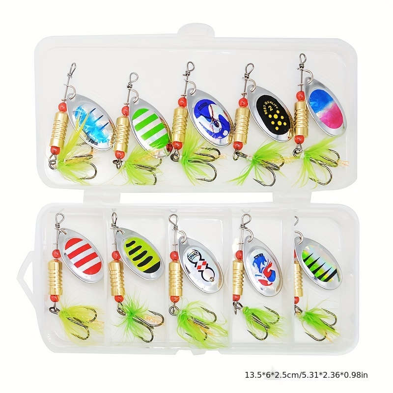 10pcs Lua Rotating Composite Sequin Bag Set 16pcs 10pcs Hand-Rotated Metal Lua Sequin