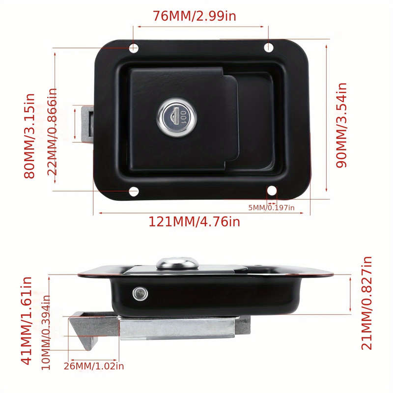 Lock Quantity 4 Sets