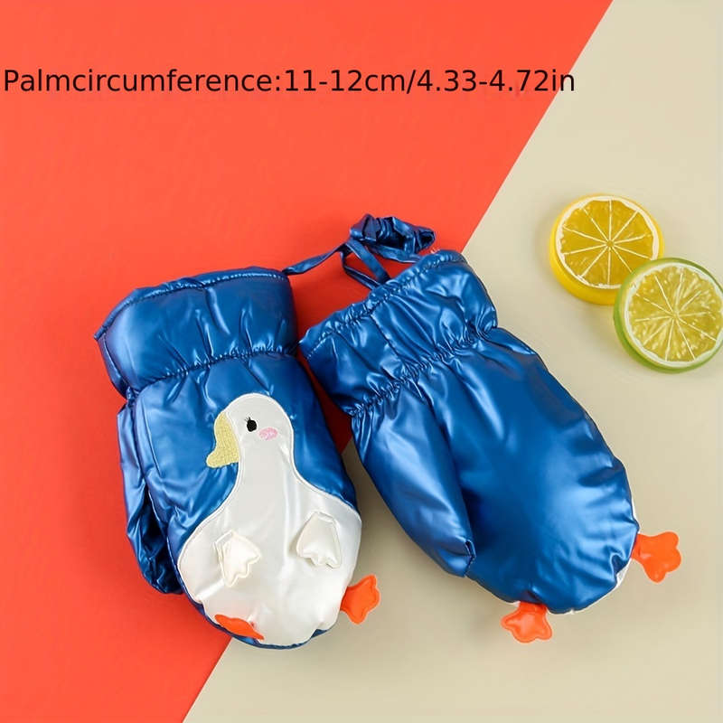 Winter Gloves Color White Size 1 To 3 Years Old