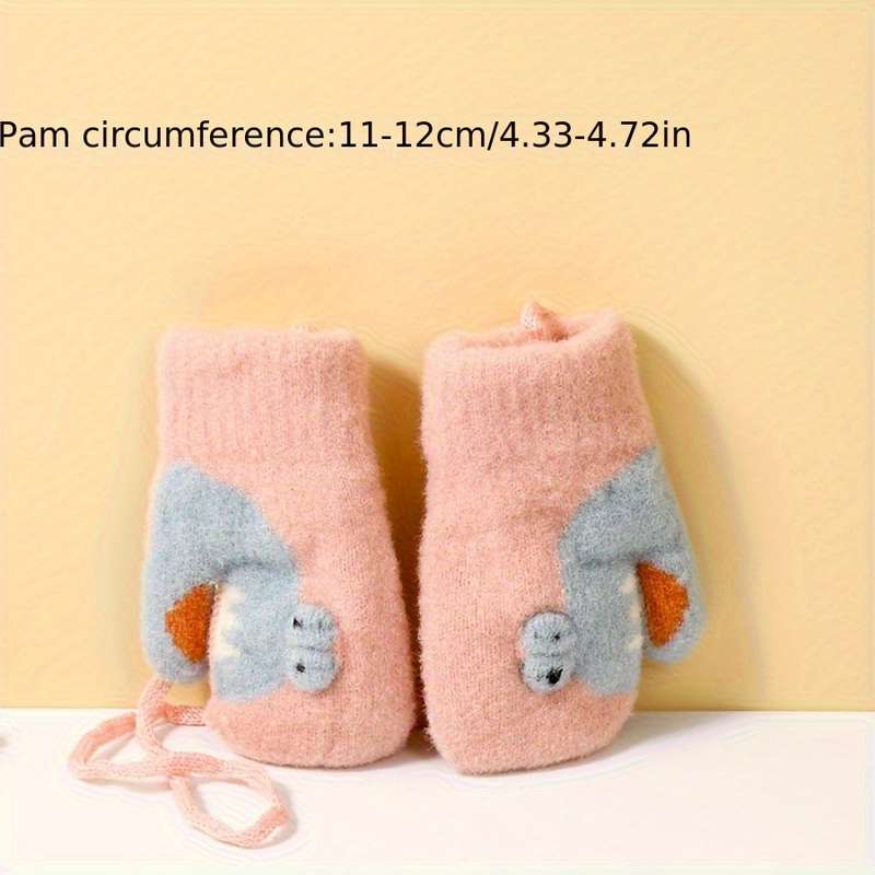 Winter Gloves Color  Red  Size 1 To  3 Years Old