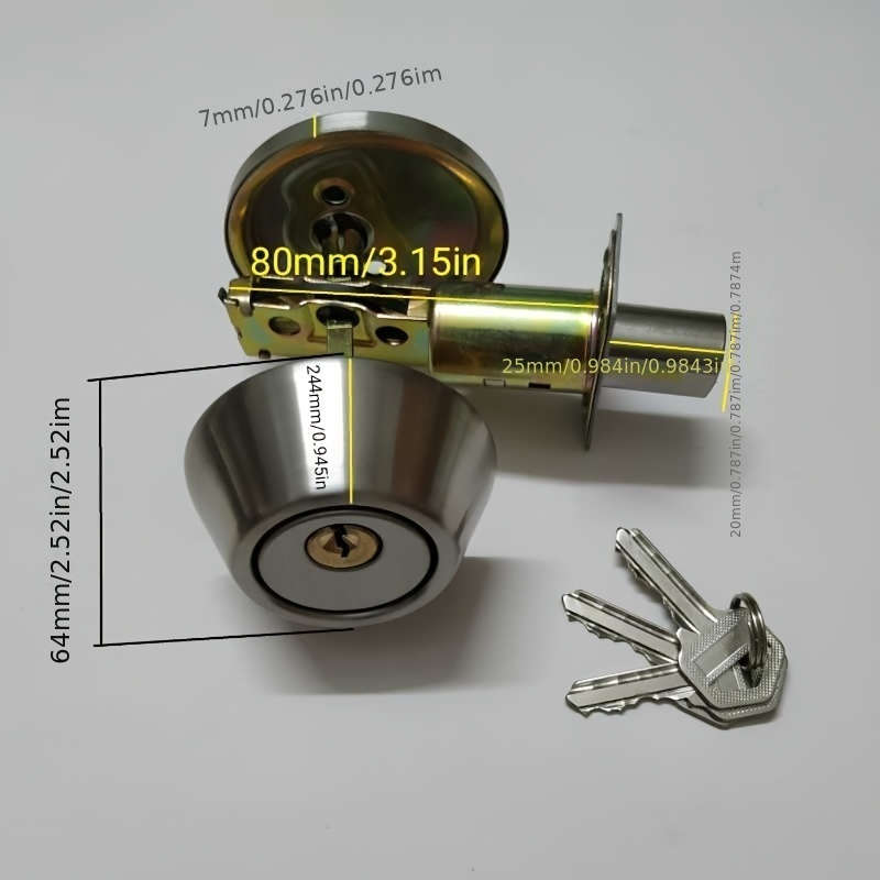 Lock Color 1Pc Black
