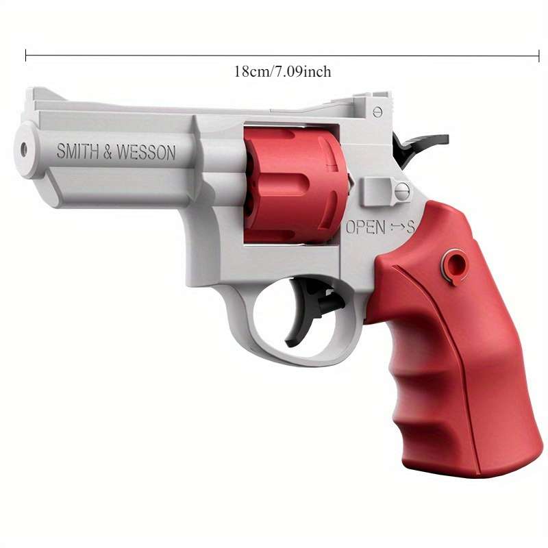Toy Guns Color Revolver Water Gun   Peach Pink  Bagged