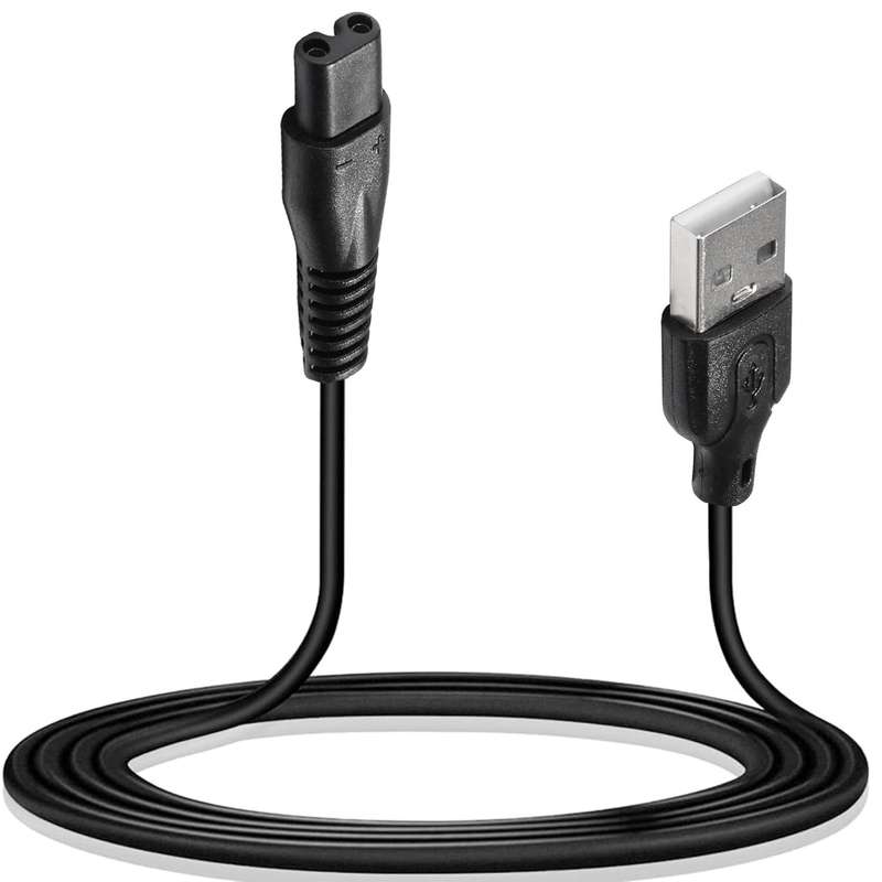 1pc USB Charger Cord Premium Replacement Charging Cable Compatible with Skull Shaver Pitbull