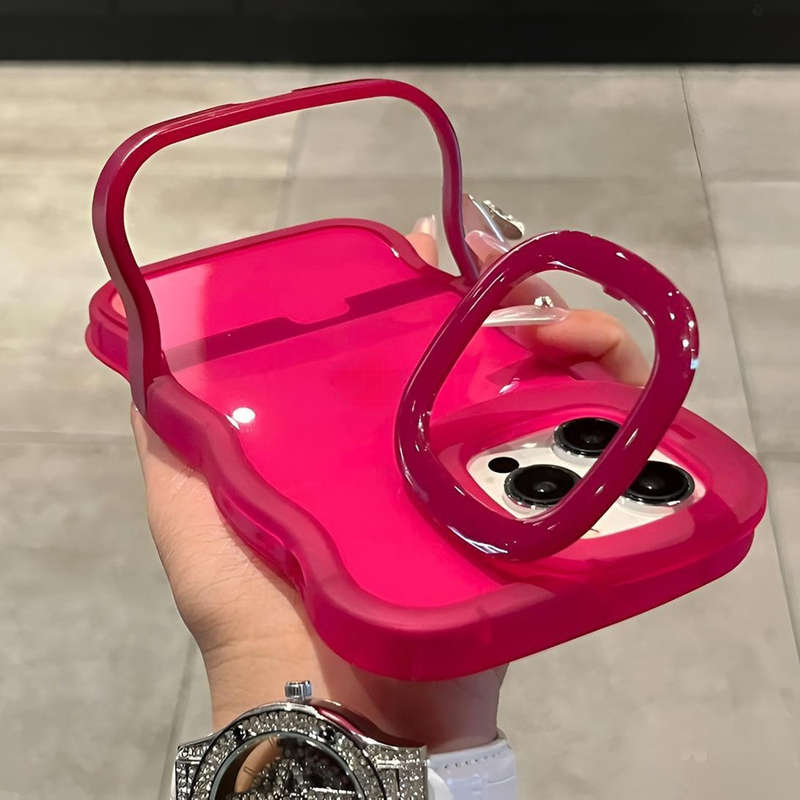 1Pc Red For iPhone 16 Plus Phone Case Phone Cover