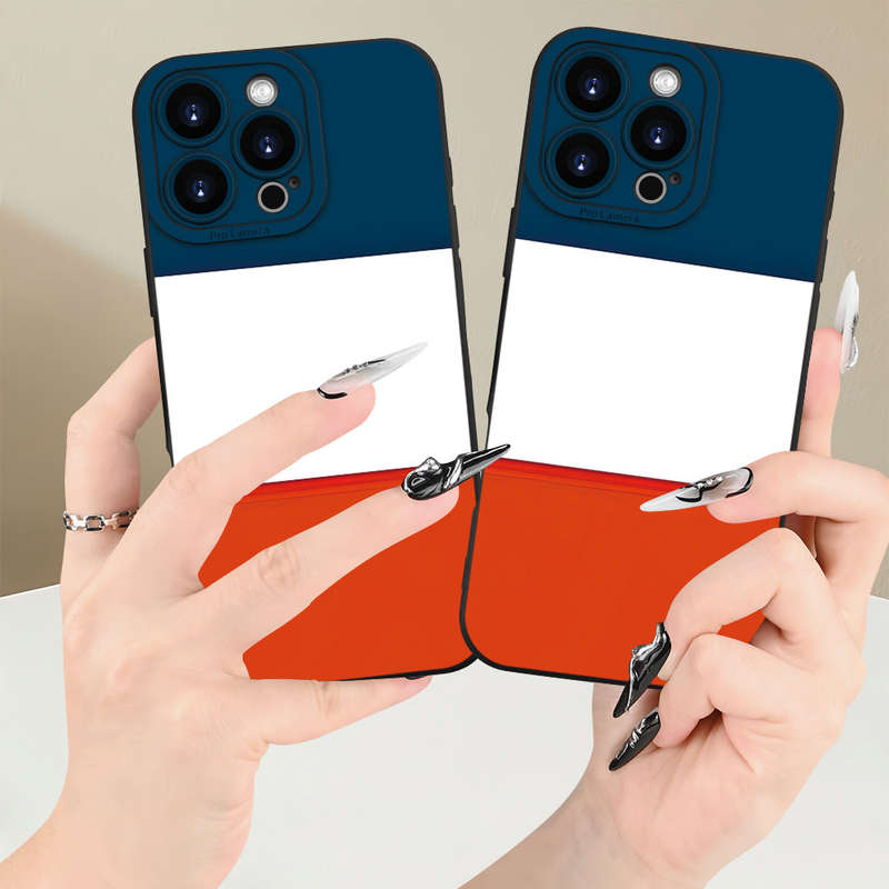 1Pc Black For iPhone XR Dutch Flag Design Phone Case