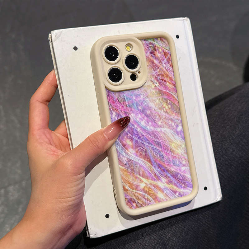 1Pc Beige For iPhone 14 Plus Phone Case Phone Cover