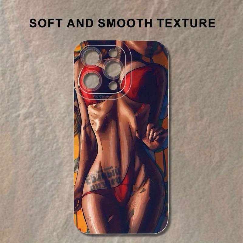 1Pc Ivory White For iPhone 12 Pro Max Beautiful And Sexy Beauty Phone Case
