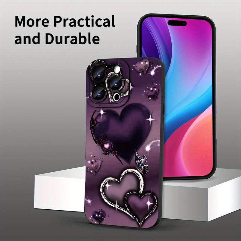 1Pc Black For iPhone 16 Plus Phone Case Phone Cover