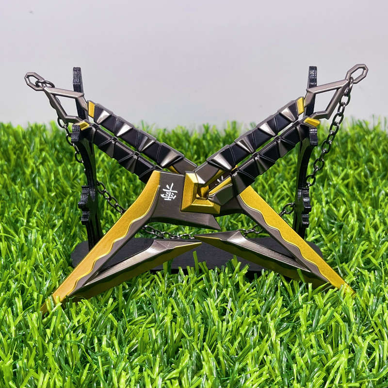 Toy Weapons Color 2Pcs  Yellow Size 6.3Inch  16Cm