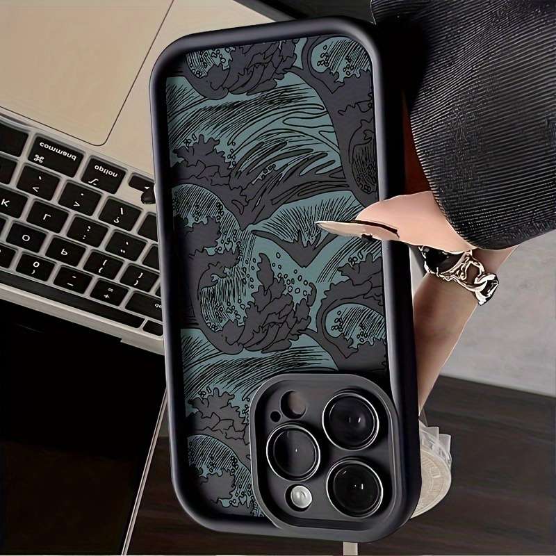 1Pc Black For iPhone 16 Plus Phone Case Phone Cover