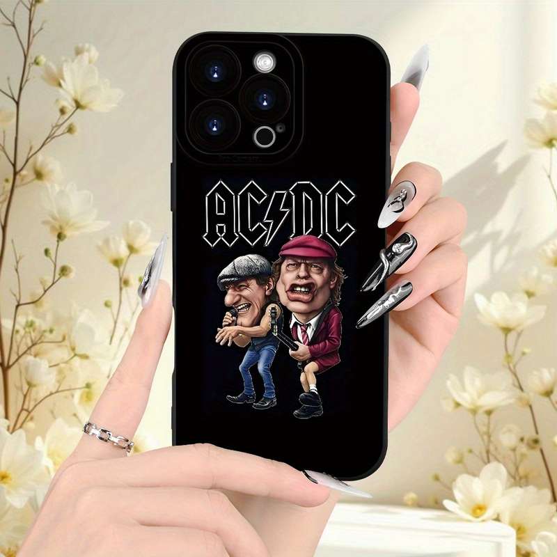 1Pc Black For iPhone 13 Mini Camouflage Pattern Phone Case