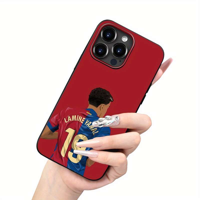 1Pc Black For iPhone XS Jersey Design Phone Case