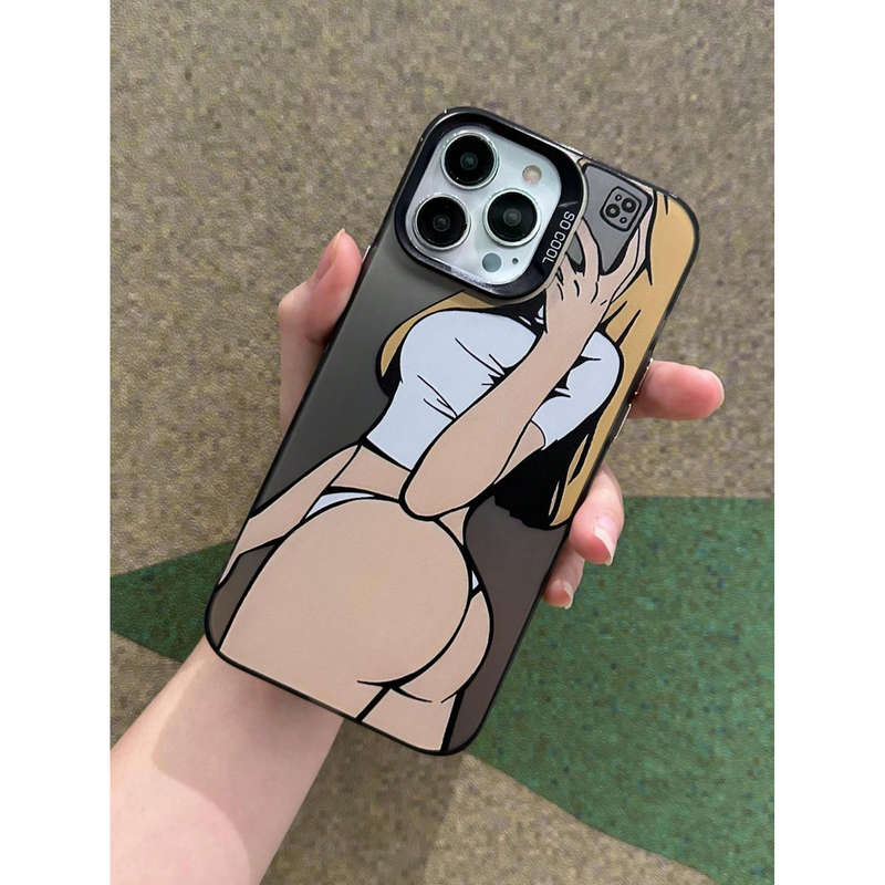 1Pc Black For iPhone 12 Phone Case Phone Cover