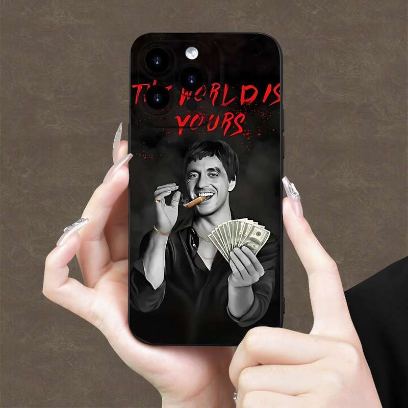 1Pc Black For iPhone 7 Plus 8 Plus Creative Design Phone Case