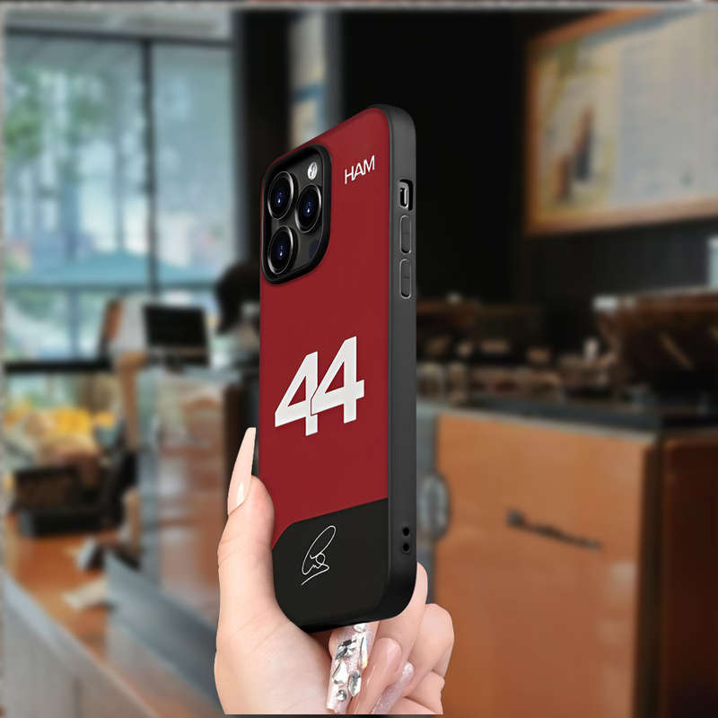 1Pc Black For iPhone 12 Mini Digital Pattern 44 Phone Case