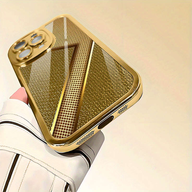 1Pc Golden For iPhone 7 Plus Creative Unique Pattern Phone Case