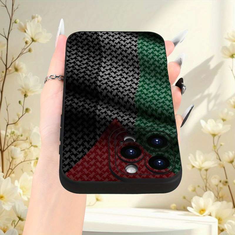 1Pc Black For iPhone 11 Pro Max Arabic Camouflage Phone Case