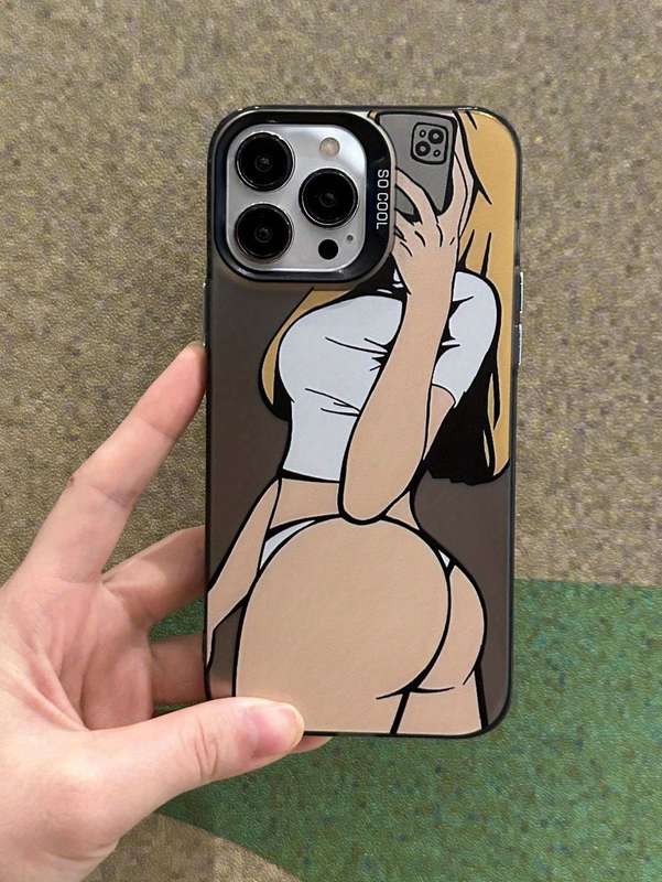 1Pc Black For iPhone 12 Phone Case Phone Cover