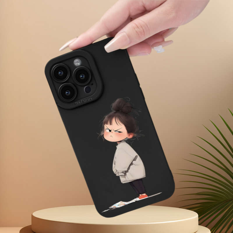 1Pc Black For iPhone 7 Plus 8 Plus Phone Case Phone Cover