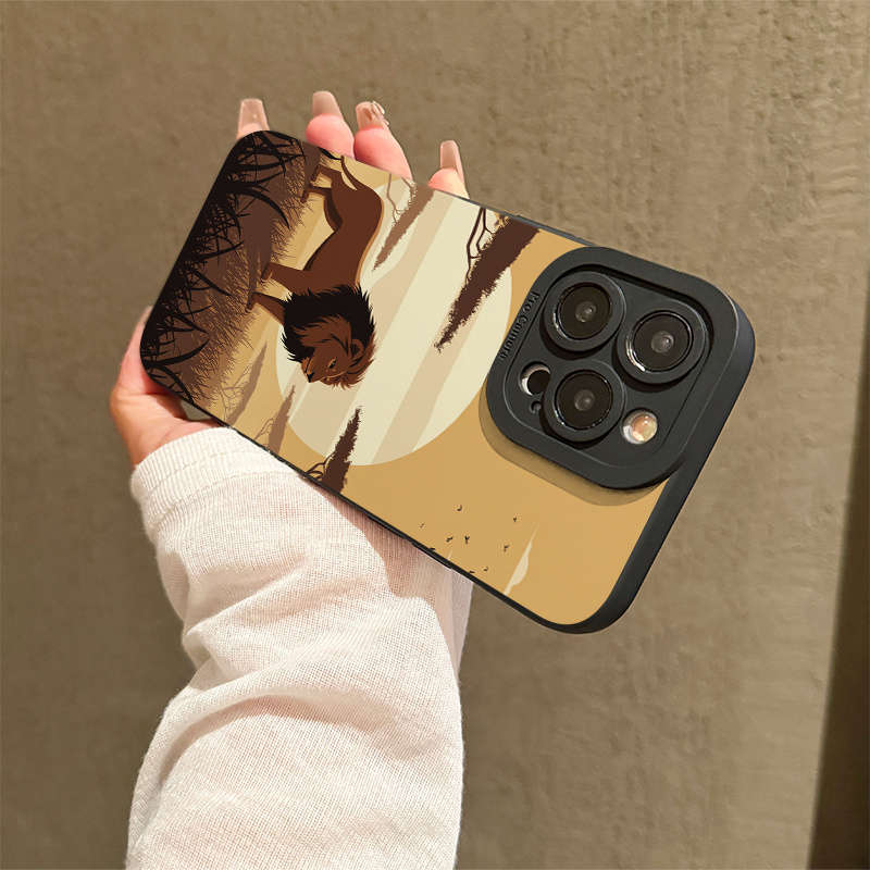 1Pc Mixed Color For iPhone 7 Plus 8 Plus African Savanna Lion Phone Case
