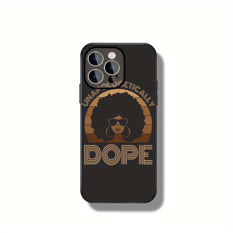 1Pc Black For iPhone 15 Plus Style African Pride Phone Case