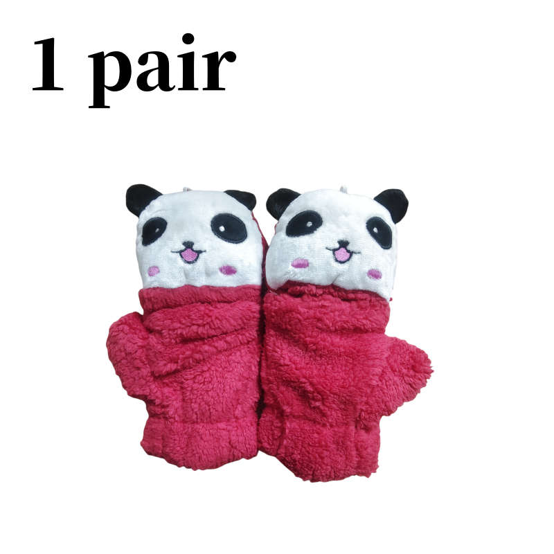 Winter Gloves Color Red Quantity 1 Pair