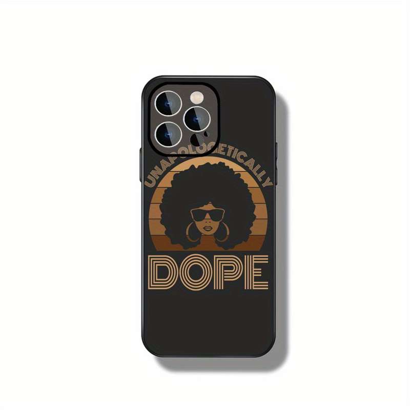 1Pc Black For iPhone 15 Plus Style African Pride Phone Case