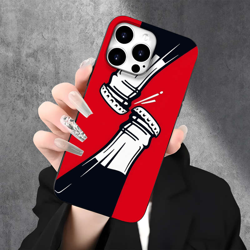 1Pc Black For iPhone 15 Pro Max Cola Drinks Design Phone Case
