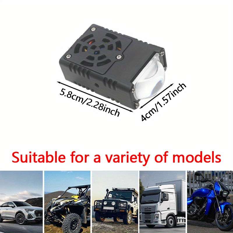 2pcs Automotive grille LED seven-color two-color demon eye decorative lights suitabl