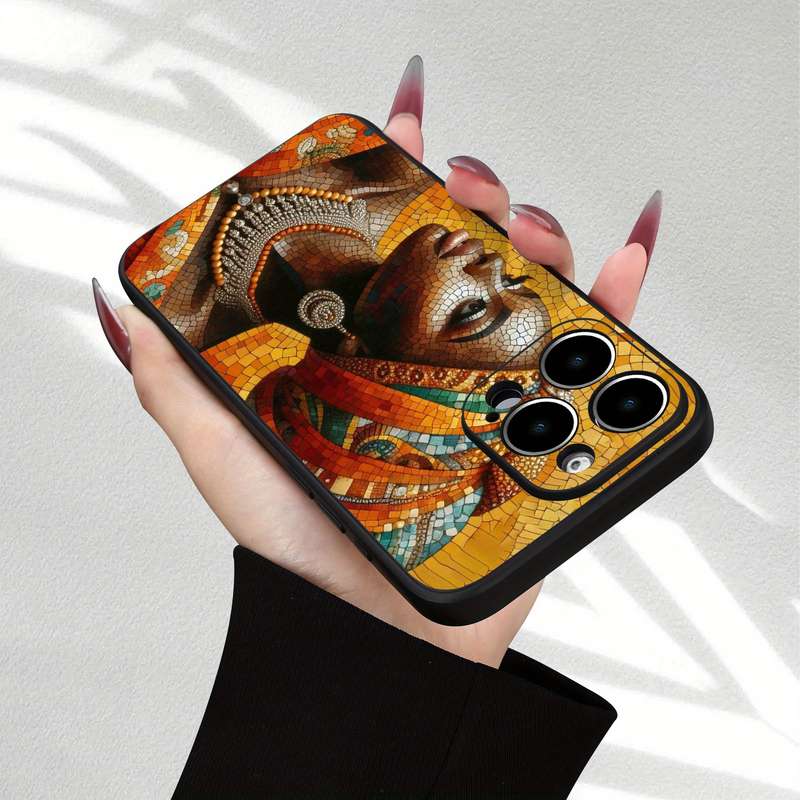 1Pc Black For iPhone 7 Plus 8 Plus African Girl Phone Case