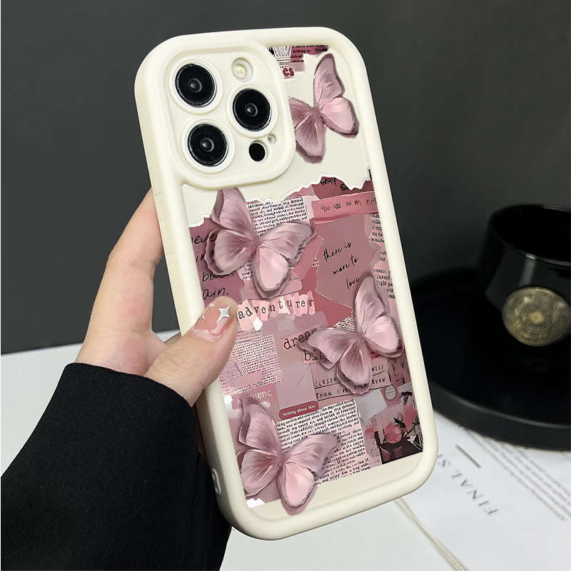 1Pc Beige For iPhone 7 Plus 8 Plus Phone Case Phone Cover