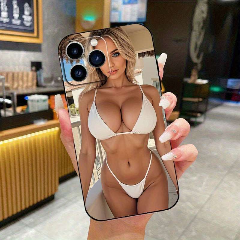 1Pc Black For iPhone 12 Phone Case Phone Cover