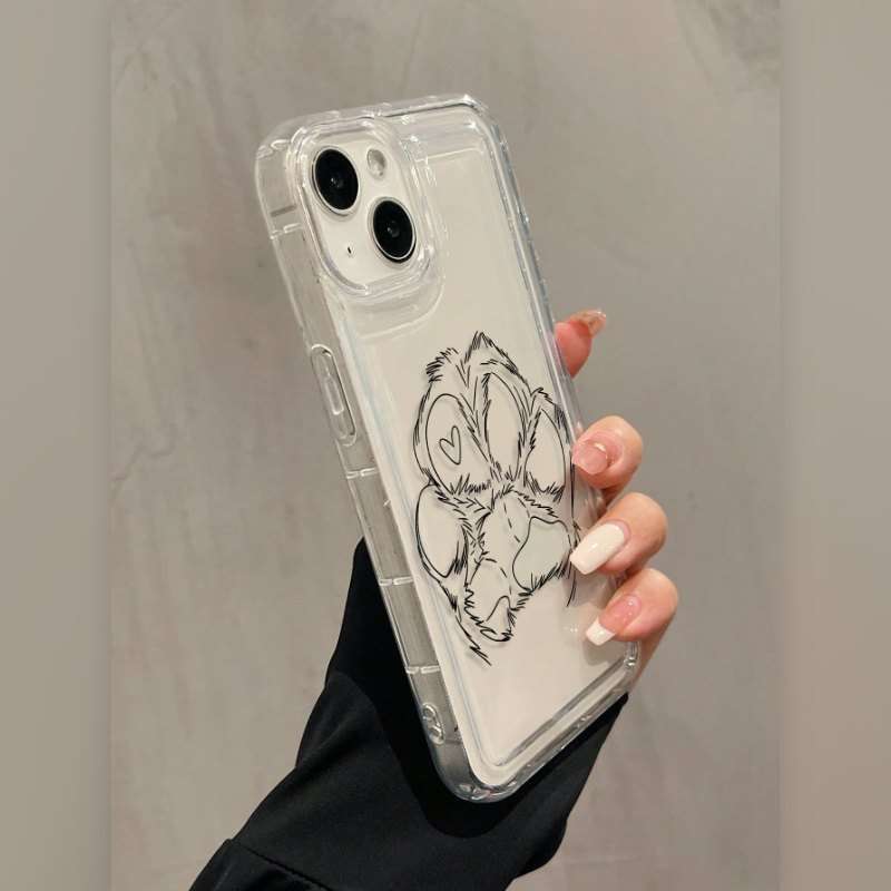 1Pc Transparent For iPhone 14 Plus Phone Case Phone Cover