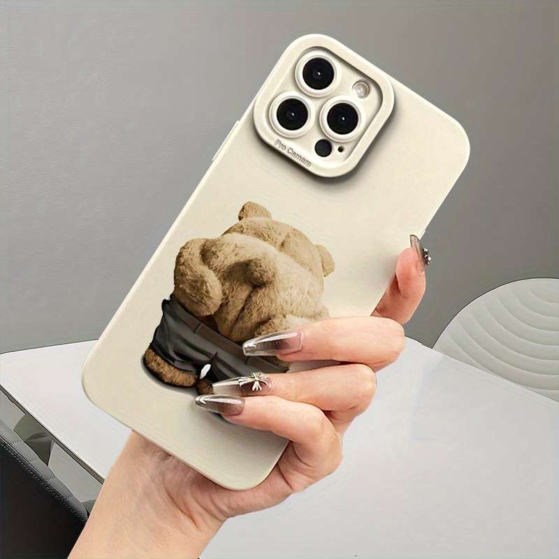 1Pc White For iPhone 14 Plus Phone Case Phone Cover