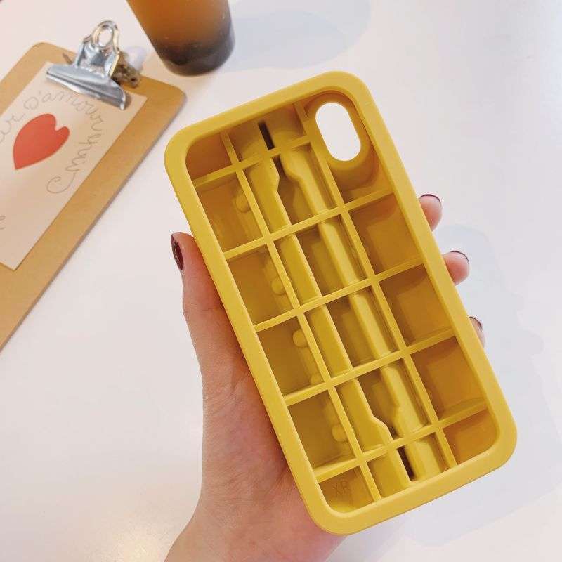 1Pc Mixed Color For iPhone 16 Pro Max Cute Hot Dog Phone Case