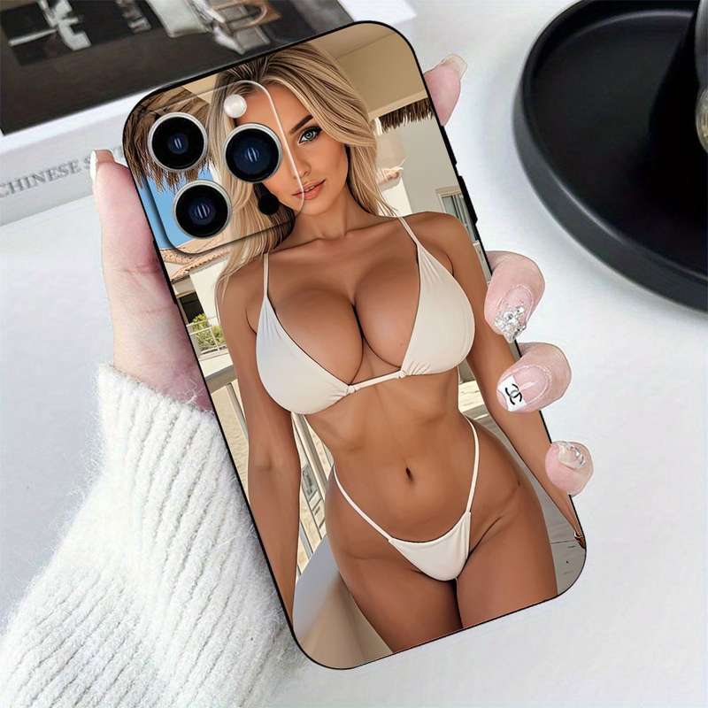 1Pc Black For iPhone 12 Phone Case Phone Cover