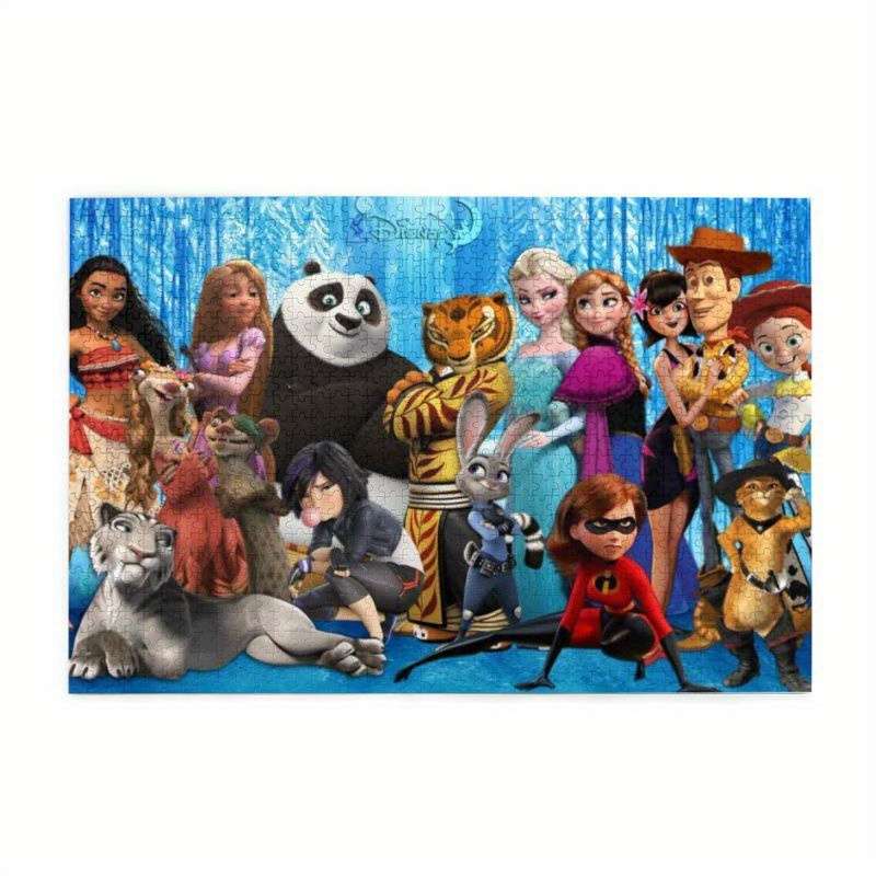 1000pcs Disney Wooden Puzzle Horizontal Style Relax Challenge Perfect for Enjoying